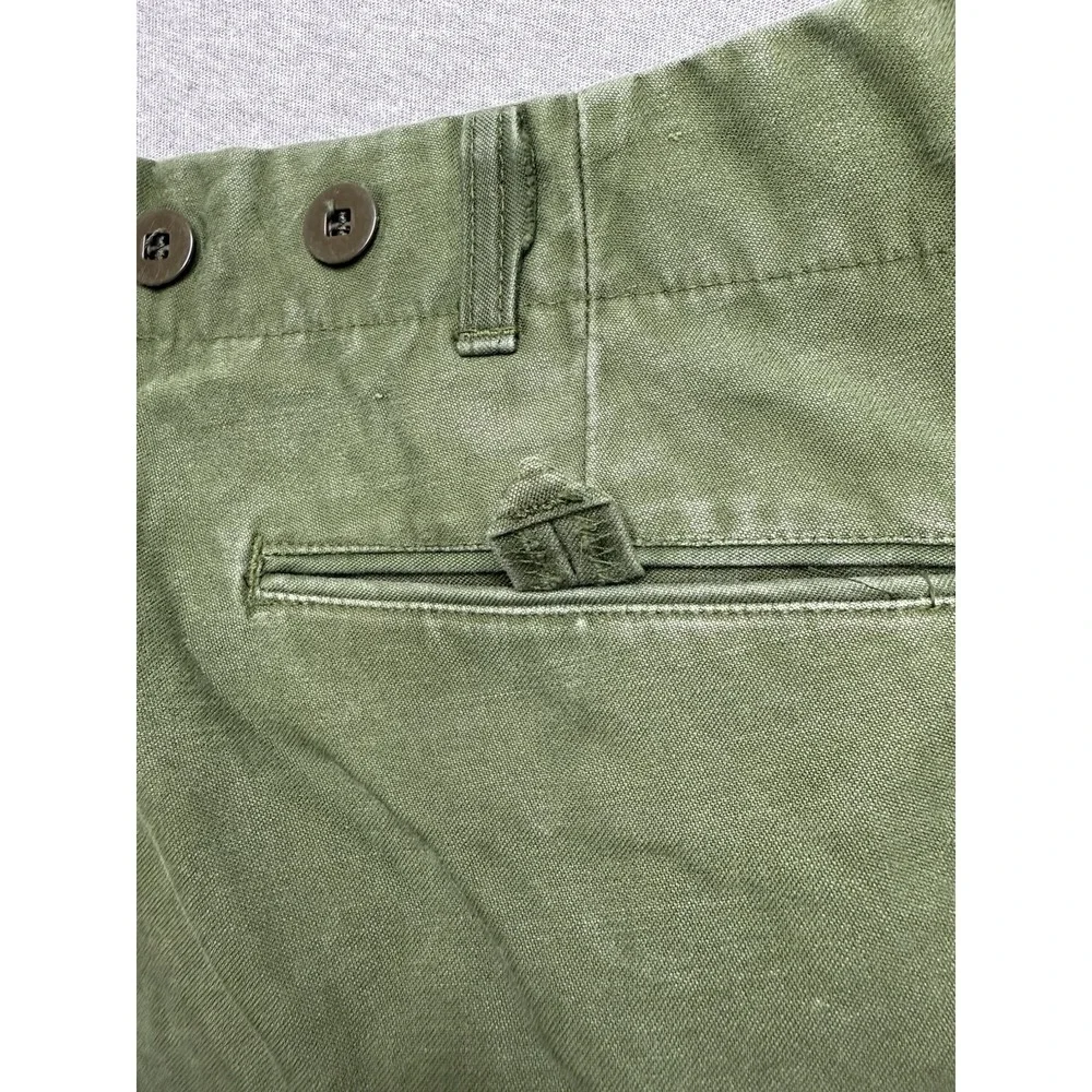 Vintage Swedish Army Pants Mens 34 Button Fly Cargo Field Trousers‎ *